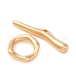 Brass Toggle Clasps&nbsp;KK-M270-02G