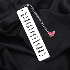 1Pc Stainless Steel Bookmarks&nbsp;AJEW-CP0009-82