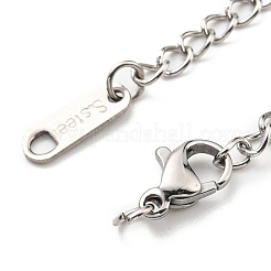 Tarnish Resistant 304 Stainless Steel Curb Chain Extender&nbsp;STAS-G310-11P