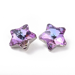 Electroplate Glass Charms&nbsp;GLAA-H104-A03