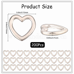 200Pcs Tibetan Style Linking Rings&nbsp;FIND-SC0016-62