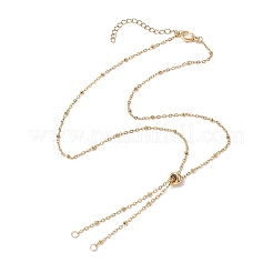 2Pcs 304 Stainless Steel Slider Necklace Makings&nbsp;AJEW-JB01273