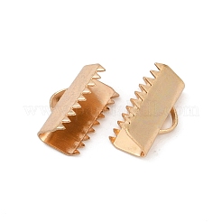 304 Stainless Steel Ribbon Crimp Ends&nbsp;STAS-E471-05K-G