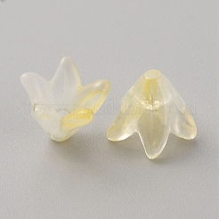 Handmade Lampwork Beads Cap&nbsp;LAMP-TAC0006-08F