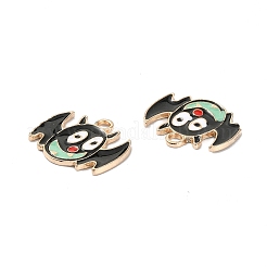 Halloween Light Gold Tone Alloy Enamel Pendants&nbsp;ENAM-P247-13KCG