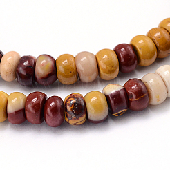 Rondelle Natural Mookaite Beads Strands&nbsp;G-F216-20