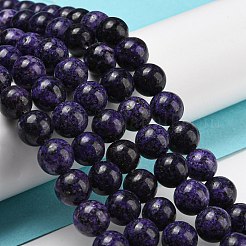 Natural Dyed Sesame Jasper Beads Strands&nbsp;G-E443-A34