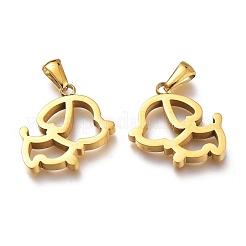 Ion Plating(IP) 304 Stainless Steel Pendants&nbsp;STAS-Z006-14G