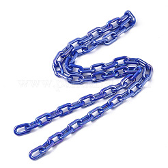 Acrylic Opaque Cable Chains&nbsp;X-PACR-N009-002B