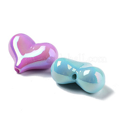 UV Plating Opaque Acrylic Beads&nbsp;X-OACR-Z013-43