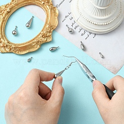 8Pcs 4 Styles 304 Stainless Steel Pendants&nbsp;STAS-CJ0002-84