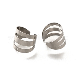 Anti-Tarnish 304 Stainless Steel Ear Cuff Findings&nbsp;STAS-F311-16P