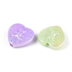 UV Plating Opaque Acrylic Beads&nbsp;OACR-T028-50
