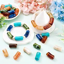 45Pcs 9 Colors Acrylic Imitation Gemstone Beads&nbsp;MACR-TA0002-93