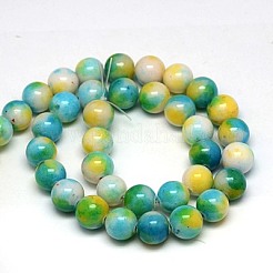 Natural White Jade Beads Strands&nbsp;G-G597-6mm-XTH-11