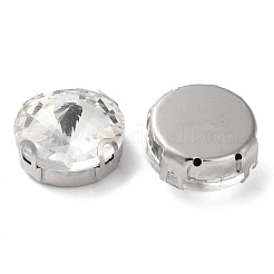Flat Round Sew on Rhinestone&nbsp;RGLA-L028-07F-01