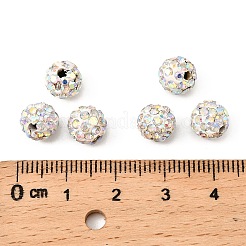 Pave Disco Ball Beads&nbsp;X-RB-A170-8mm-10