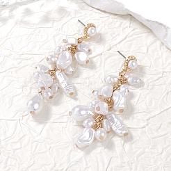 Nuggets Zinc Alloy Dangle Stud Earrings&nbsp;FS-WG965F6-02