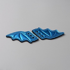 Bat Wing Cloth Shoe Lace Charm&nbsp;DIY-WH0308-467B