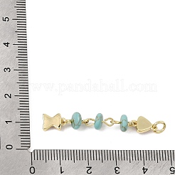 Ocean Synthetic Turquoise Chip Pendants&nbsp;GG-CBA3401-02G-02