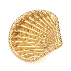 Adjustable 304 Stainless Steel Cuff Rings for Women&nbsp;LS-RJEW-B135-08G