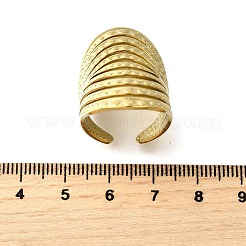 304 Stainless Steel Adjustable Cuff Rings for Women&nbsp;LS-RJEW-B123-01G-03