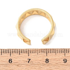 304 Stainless Steel Open Cuff Rings for Women&nbsp;RJEW-K309-23G