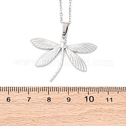 Dragonfly 304 Stainless Steel Pendant Necklaces&nbsp;NJEW-H059-05P