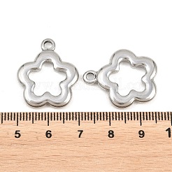 Hollow 304 Stainless Steel Pendants&nbsp;STAS-A144-01P