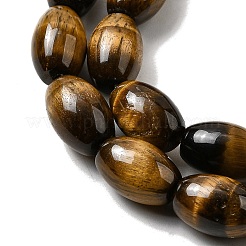 Natural Tiger Eye Beads Strands&nbsp;G-A275-A01-8x12mm-AB