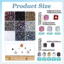 6540Pcs 8 Style Glass Seed Beads&nbsp;SEED-PA0001-34