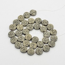 Flower Non-magnetic Synthetic Hematite Beads Strands&nbsp;G-D617-12