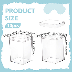 Transparent Acrylic Packaging Boxes&nbsp;CON-WH0106-21