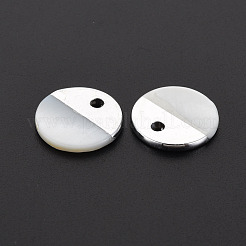 Natural Freshwater Shell Charms&nbsp;SHEL-T018-32B