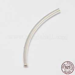 925 Sterling Silver Tube Beads&nbsp;STER-K021-02S