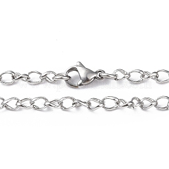 Non-Tarnish 201 Stainless Steel Figaro Chain Necklace for Men Women&nbsp;NJEW-I122-04P