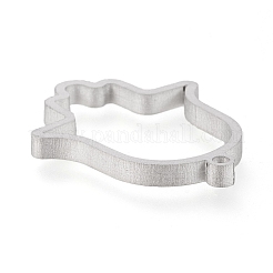 Tarnish Resistant 304 Stainless Steel Open Back Bezel Pendants&nbsp;LS-STAS-K208-05P