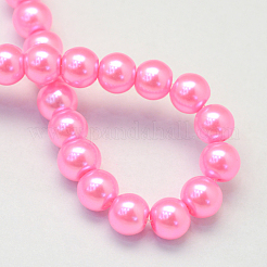 Baking Paint Glass Pearl Bead Strands&nbsp;X-HY-Q003-3mm-68