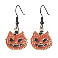 Halloween Alloy Enamel Dangle Earrings&nbsp;EJEW-JE06063