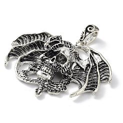 Tibetan Style Alloy Big Pendants&nbsp;PALLOY-D027-10AS
