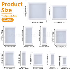 Square & Rectangle DIY Food Grade Silicone Molds&nbsp;DIY-YW0017-15