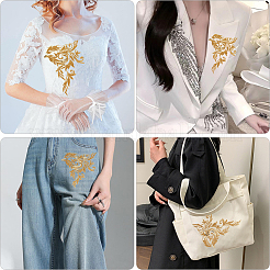 Polyester Embroidery Ornament Accessories&nbsp;DIY-WH20055-003A