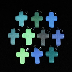 Synthetic Noctilucent Stone/Luminous Stone Pendants&nbsp;G-Z054-03A