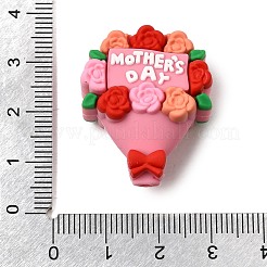 Mother's Day Silicone Beads&nbsp;SIL-D013-04C