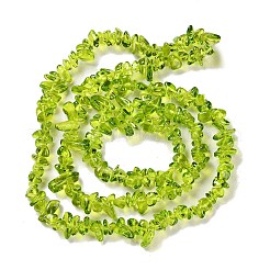 Spray Painted Transparent Glass Beads Strands&nbsp;X-GLAA-P060-01A-11