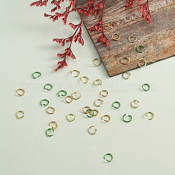 600pcs 6 Colors Aluminum Jump Rings&nbsp;ALUM-CJ0001-14