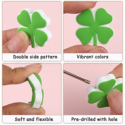 16Pcs 16 Styles Food Grade Eco-Friendly Silicone Focal Beads&nbsp;SIL-SZ0002-12