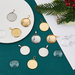 DIY Blank Domen Pendant Making Kit&nbsp;DIY-DC0002-09
