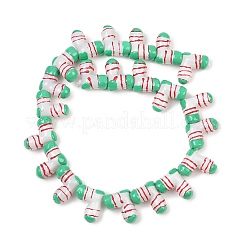 Dyed & Heated Glass Enamel Beads&nbsp;GLAA-B036-01