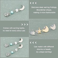 304 Stainless Steel Stud Earring Findings&nbsp;STAS-UN0023-23